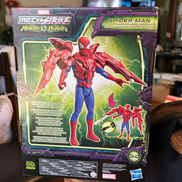 Spider Man Bundle Spider Man Monster Hunter Figure Spider Man Face Mesh Backpack - Picture 2 of 16
